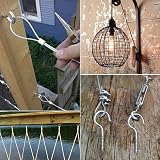 YEYIT 26 Pcs 20M Stainless Steel Wire Rope Kit PVC Coated Cable for Garage Door view 6