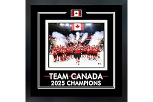 Officially Licensed Team Canada 8x10 with Printed Glass 2025 Champions