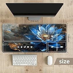 Tabletop Card Playmat with Magic Zones, 24 x 14
