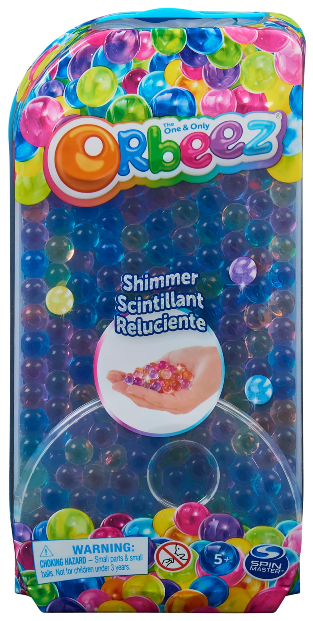 Orbeez, The One and Only, Multi-Coloured Shimmer Feature Pack with 1,300 Non-Toxic Water Beads, Sensory Toy for Kids Ages 5 and up