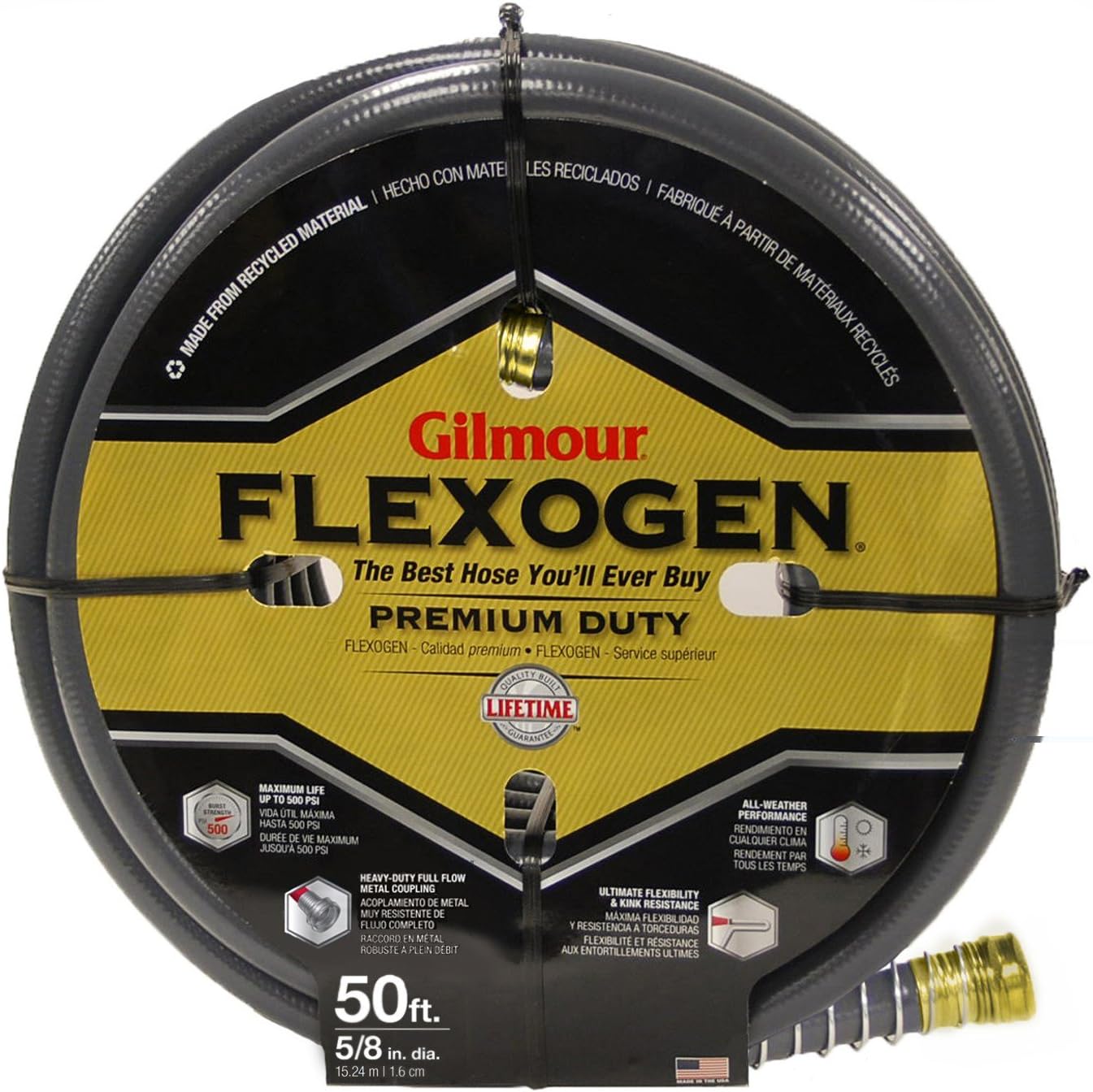 Gilmour 10058050 5/8" X 50' Flexogen Hose