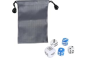 Elegant Pearlized Dices for Game Enthusiasts Acrylic Gaming Accessories Classical Pearls Set for Backgammon Pearls Dices Set