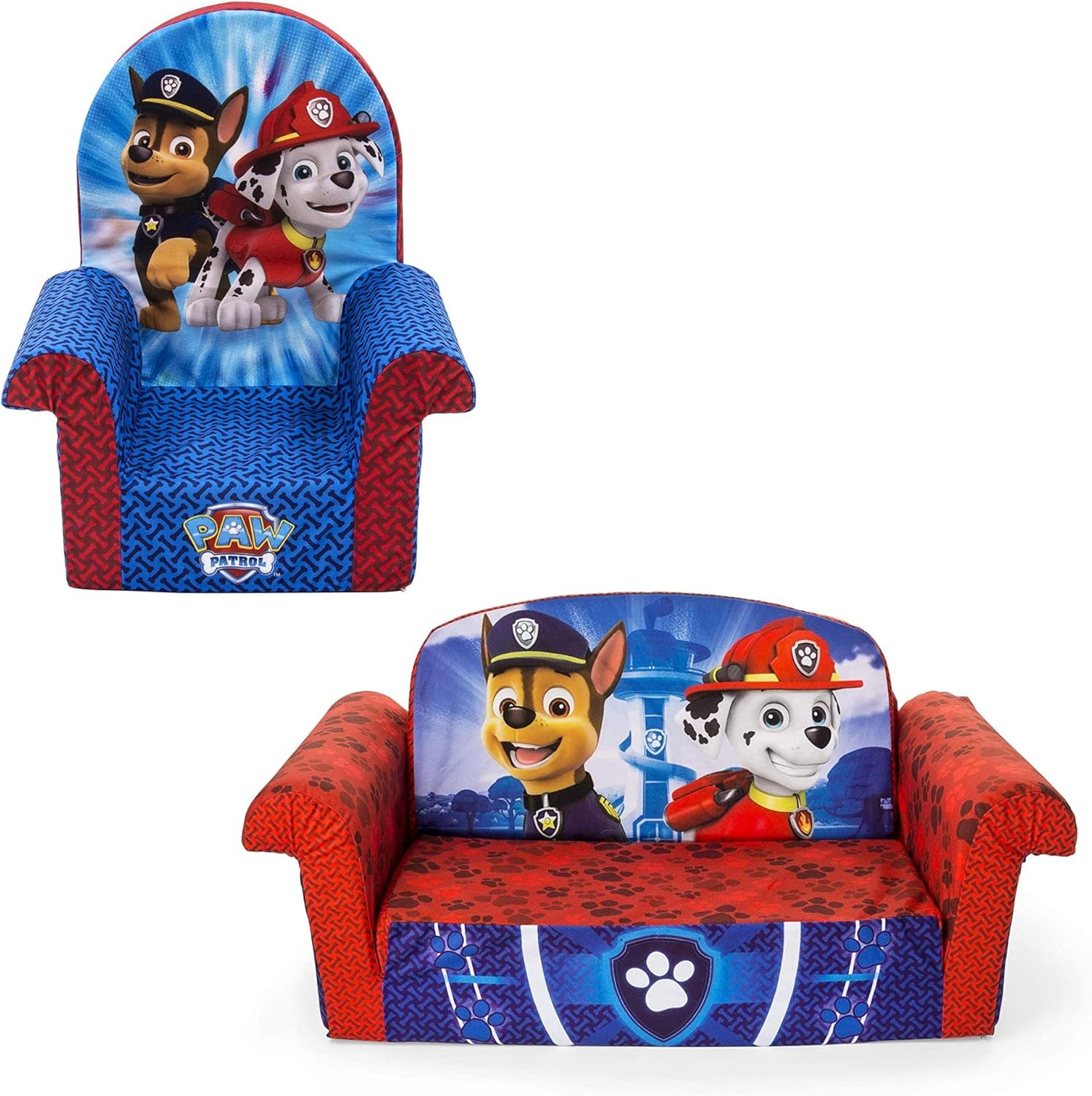 paw patrol fold out couch