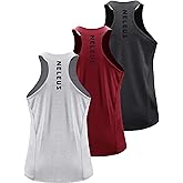 NELEUS Men's 3 Pack Running Tank Top Dry Fit Y-Back Athletic Workout Tank Tops