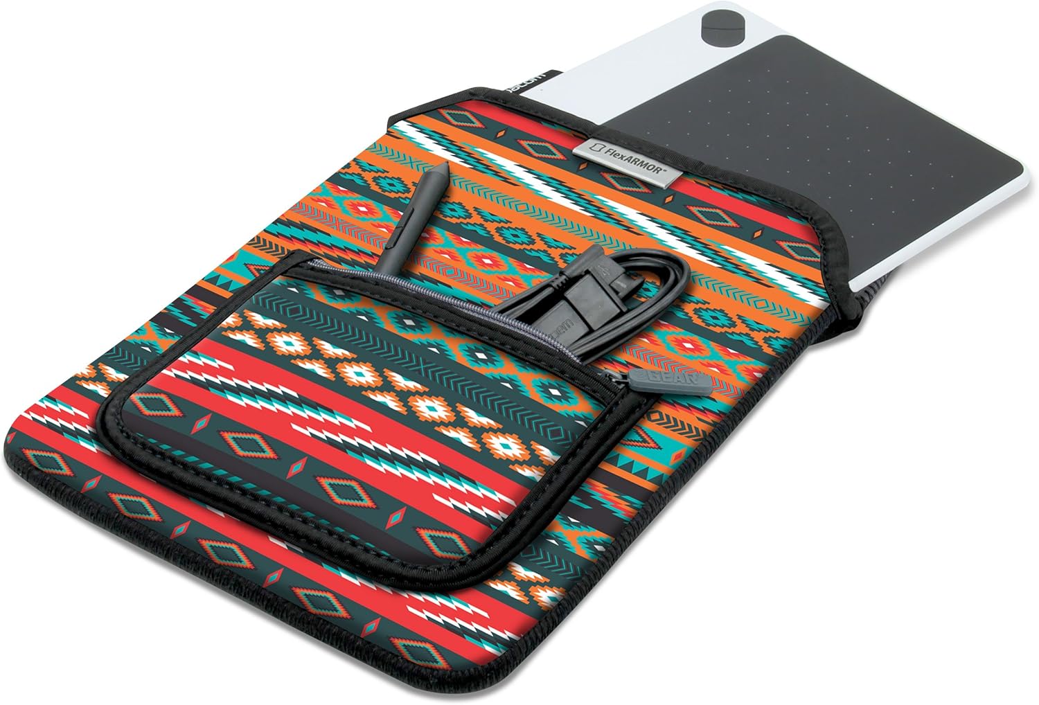 USA Gear Neoprene Protective Sleeve Case for Wacom Drawing Pen Pads and 10