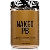 Naked 1.5 LB Powdered Peanut Butter from US Farms – Bulk, Only 1 Ingredient - Roasted Peanuts, Vegan, No Additives, Preservat