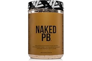 Naked 1.5 LB Powdered Peanut Butter from US Farms – Bulk, Only 1 Ingredient - Roasted Peanuts, Vegan, No Additives, Preservat