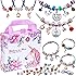 Girls Charm Bracelet Making Kit: Unicorn Toys for Girls Gifts 8-12 Years Old, Birthday Gifts 6 7 8 9 10 Year Old Girl Gift Id
