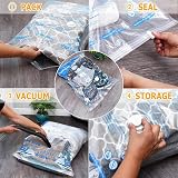 MEIQIHOME Vacuum Storage Bags 10 Small Space Saver 24 x 16 Sealing view 5