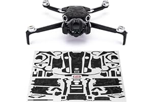WRAPGRADE Skin Stickers Compatible with DJI Mini 4 Pro | Full Wrap (Black Bumpy Camo)