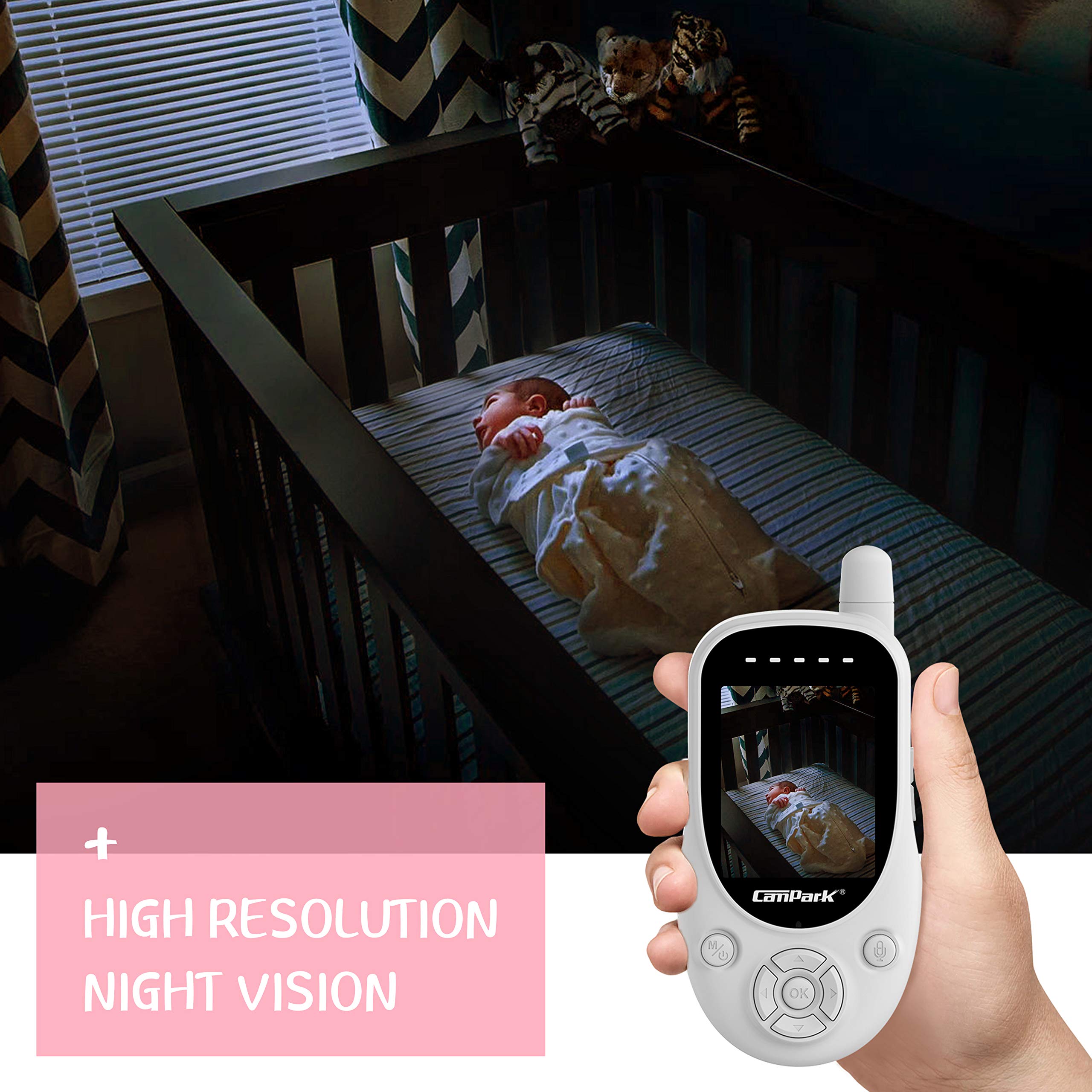 Night Vision Campark Baby Monitor Campark Baby Monitor With Camera