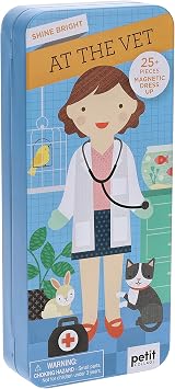 Petit Collage Shine Bright At The Vet Magnetic Game for Kids, Ages 3+ view 7