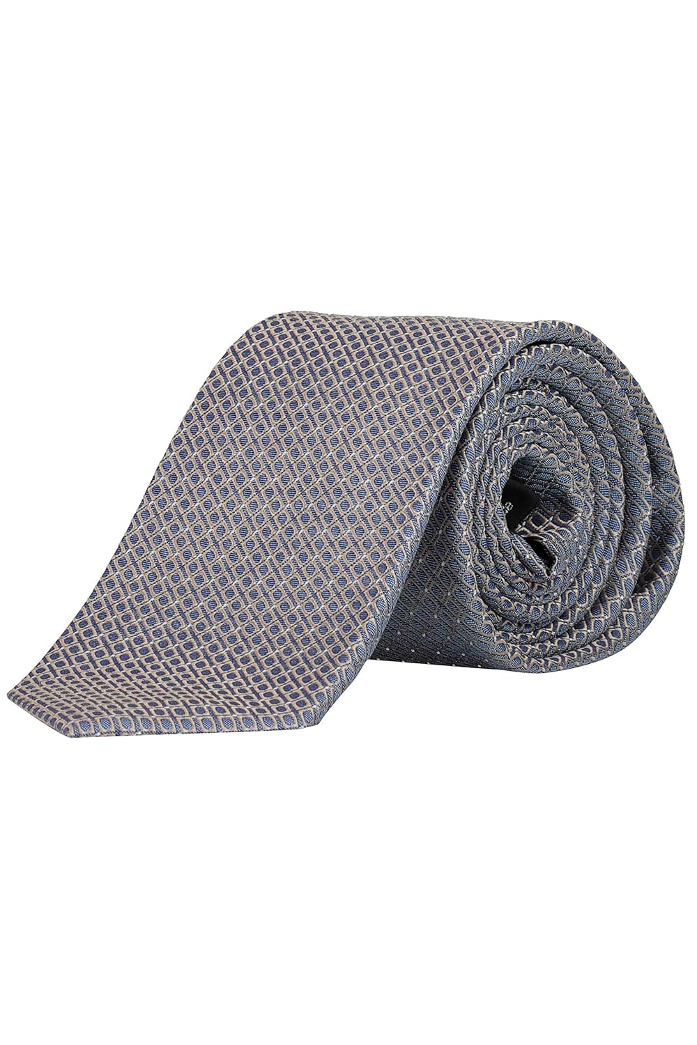 JP 1880 Mens Big /& Tall Diamond Pattern Silk Tie 721120