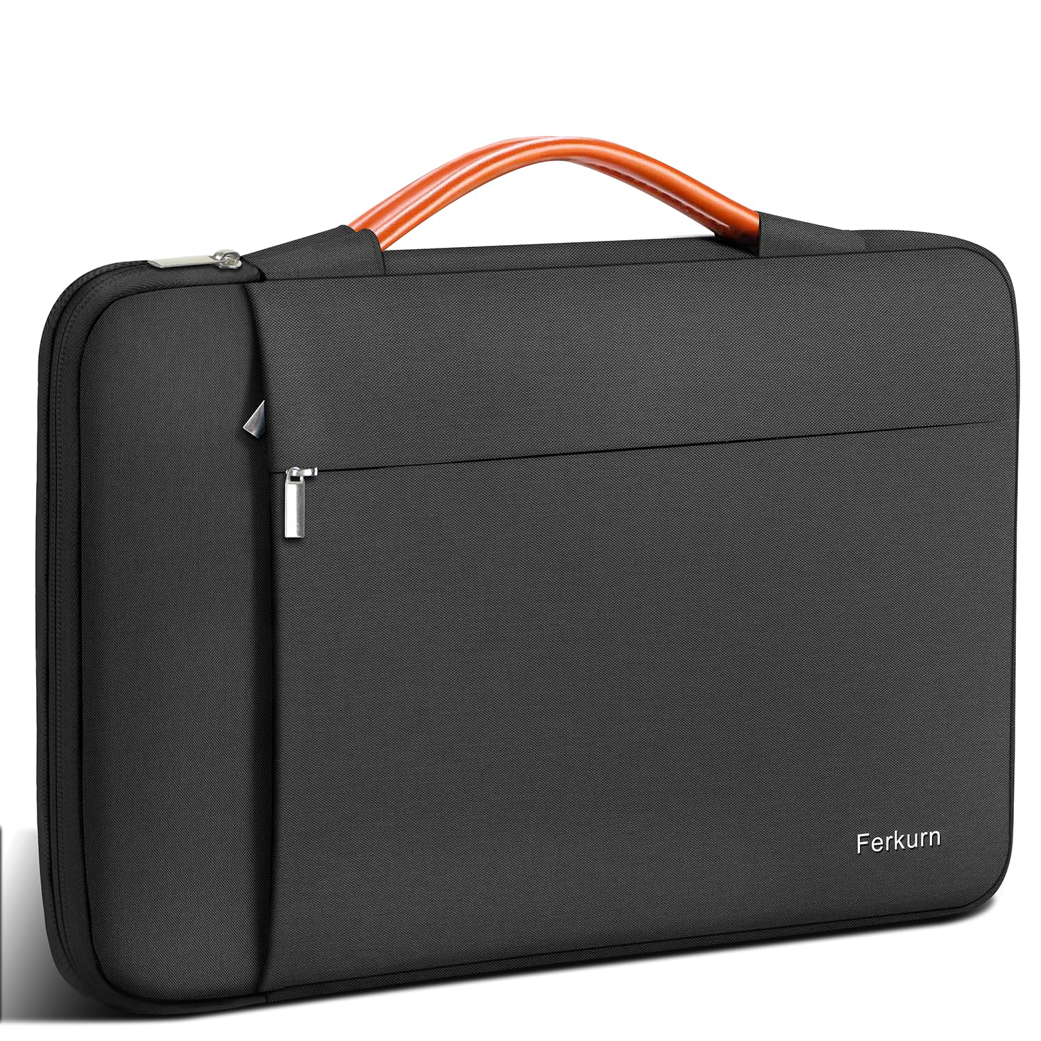 Ferkurn Laptop Chromebook Case Sleeve Cover Compatible with Macbook Air/Pro, iPad, Surface Pro, Acer, HP, ASUS Vivobook, Samsung, Waterproof Slim Carrying Computer Bag 14 inch, Black