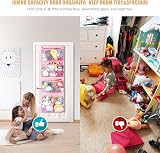 VISATOR Over Door Storage Teddy Hammock Toy Net Pink view 2