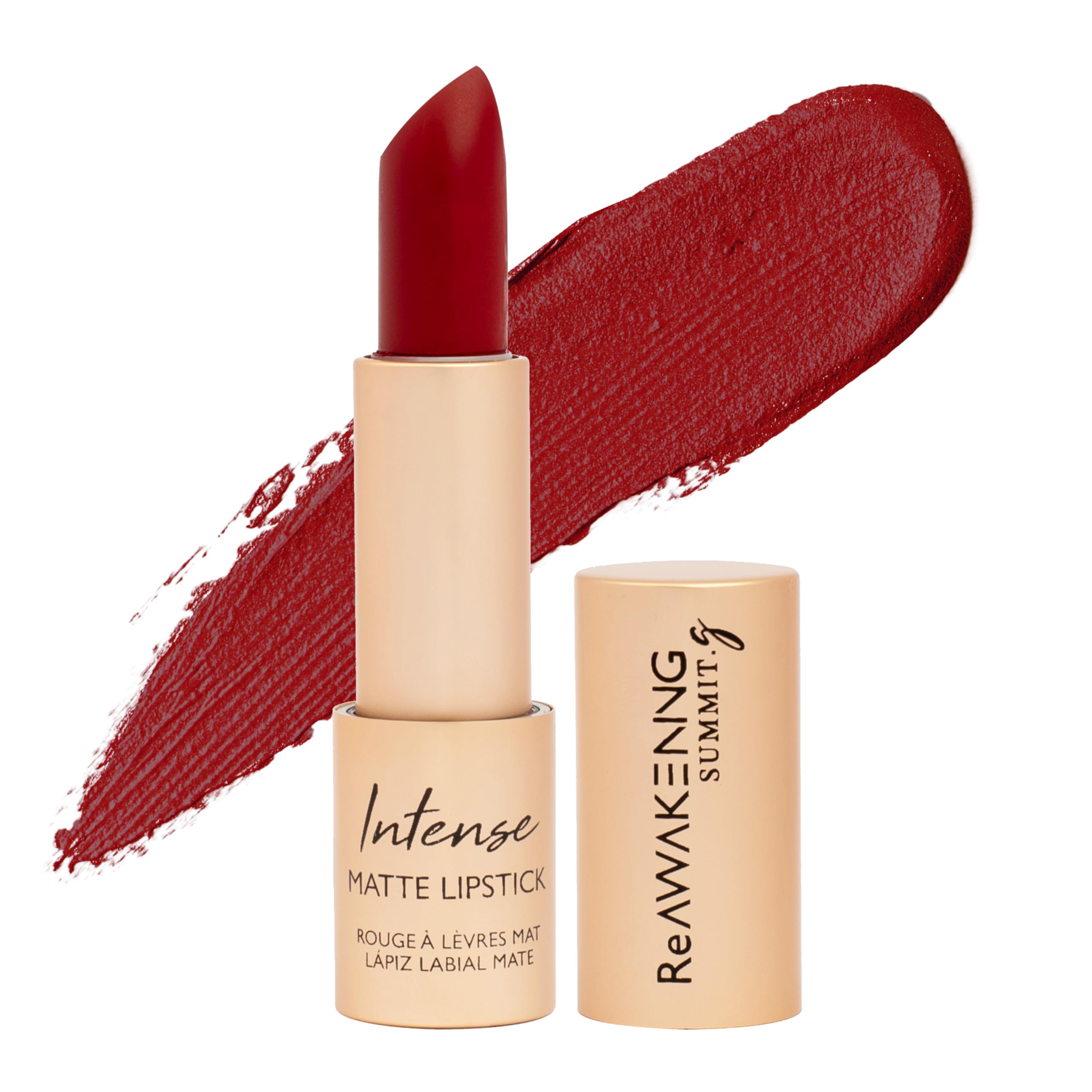 Summit.g Intense Dark Red long lasting lipstick with Hydrating Formula for Moisturizing Lip Stick with Lasting Pigment | Vibrant Color | Vegan Formulated Vitamin E Lipsticks for Women (Utopia) 4.2g