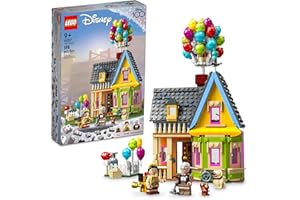 LEGO Disney and Pixar ‘Up’ House Disney 100 Celebration Classic Building Toy Set for Kids and Movie Fans Ages 9 and Up, A Fun Gift for Disney Fans and Anyone Who Loves Creative Play, 43217