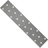 LLB Pack of 10 Galvanised Z275 Joining Plates 200x40x2mm 8" Timber Wood view 8
