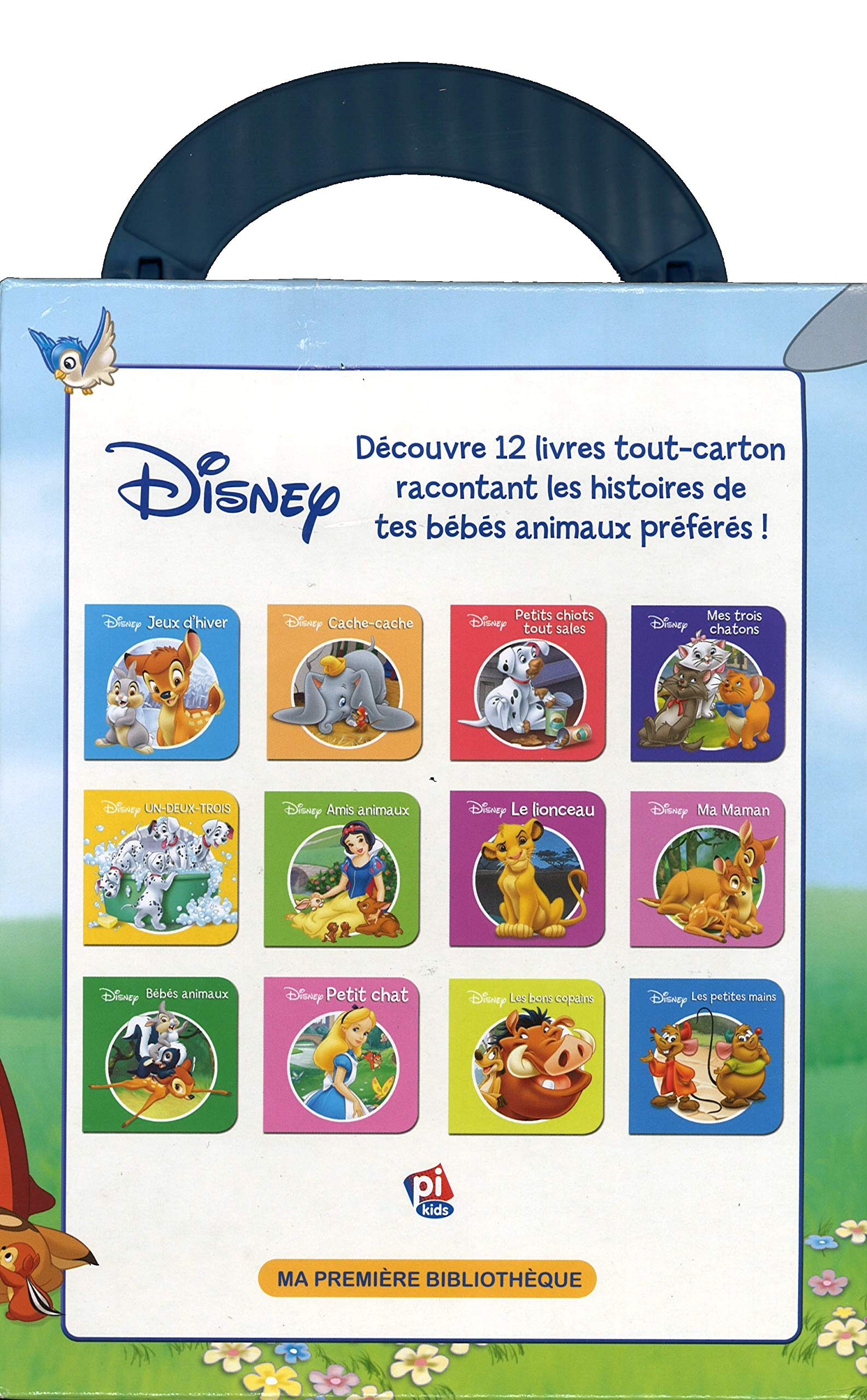 Amazon Fr Ma Premiere Bibliotheque Bebes Animaux De Disney Avec 12 Livres Tout Carton Disney The Disney Storybook Artists Bouvet Pierre Livres