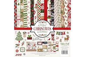 Echo Park Paper Company Perfect Christmas Collection Kit, Pastel , 12-x-12-Inch
