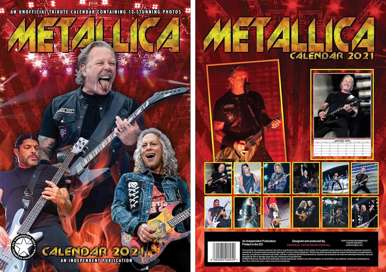 Metallica Kalender 2021 Tributkalender Wandkalender Neu Din A3 Amazon De Kuche Haushalt metallica kalender 2021