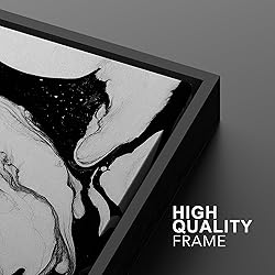 MUDECOR Framed Canvas Print Wall Art Set Black and