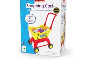 The Learning Journey: Play & Learn Shopping Cart – Toddler Toys & Activities for Ages 3 Years and Up – Award Winning Educational Toy - Pretend Play