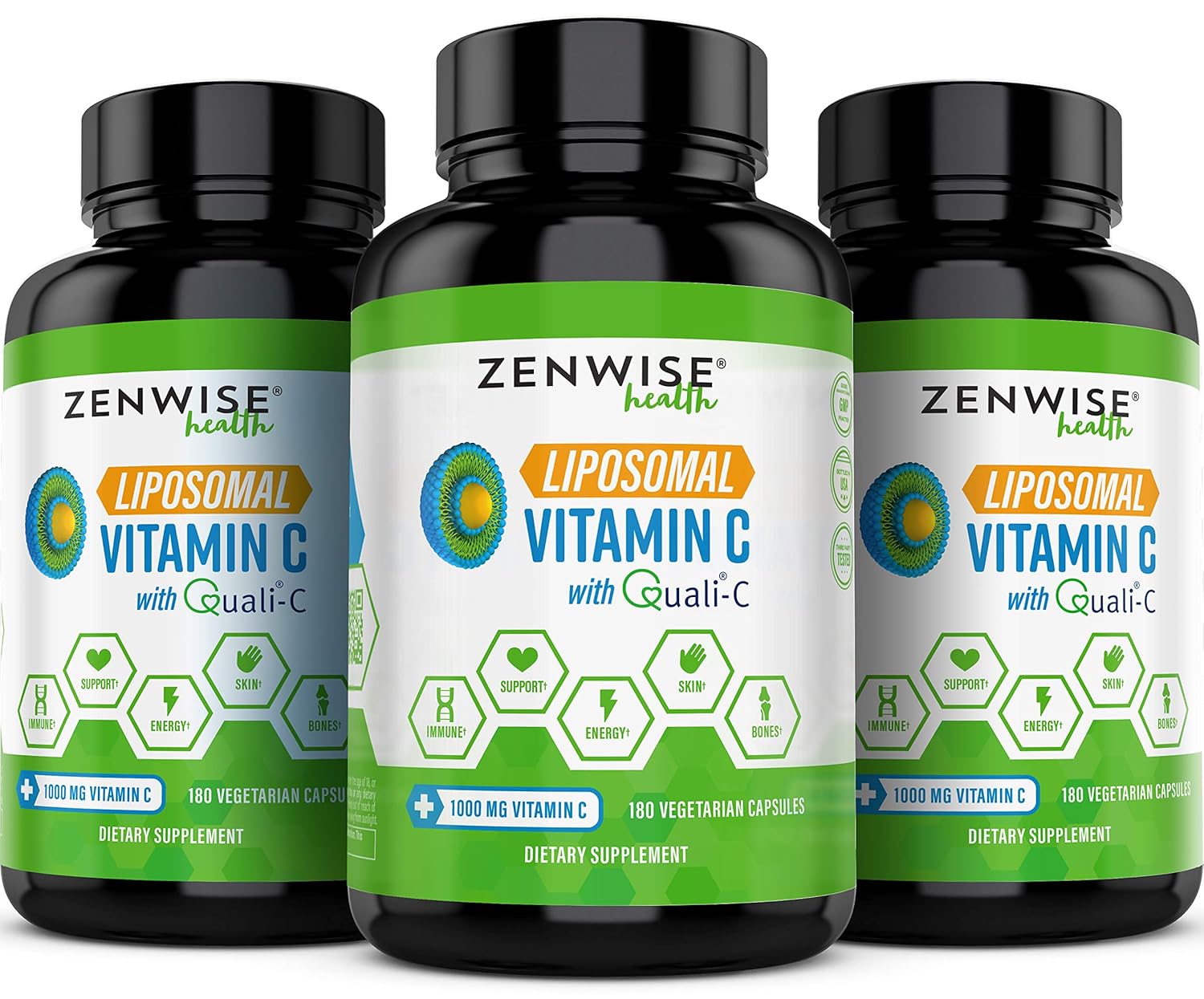 Liposomal Vitamin C with 1000mg QualiC Extra Strength VITC Ascorbic