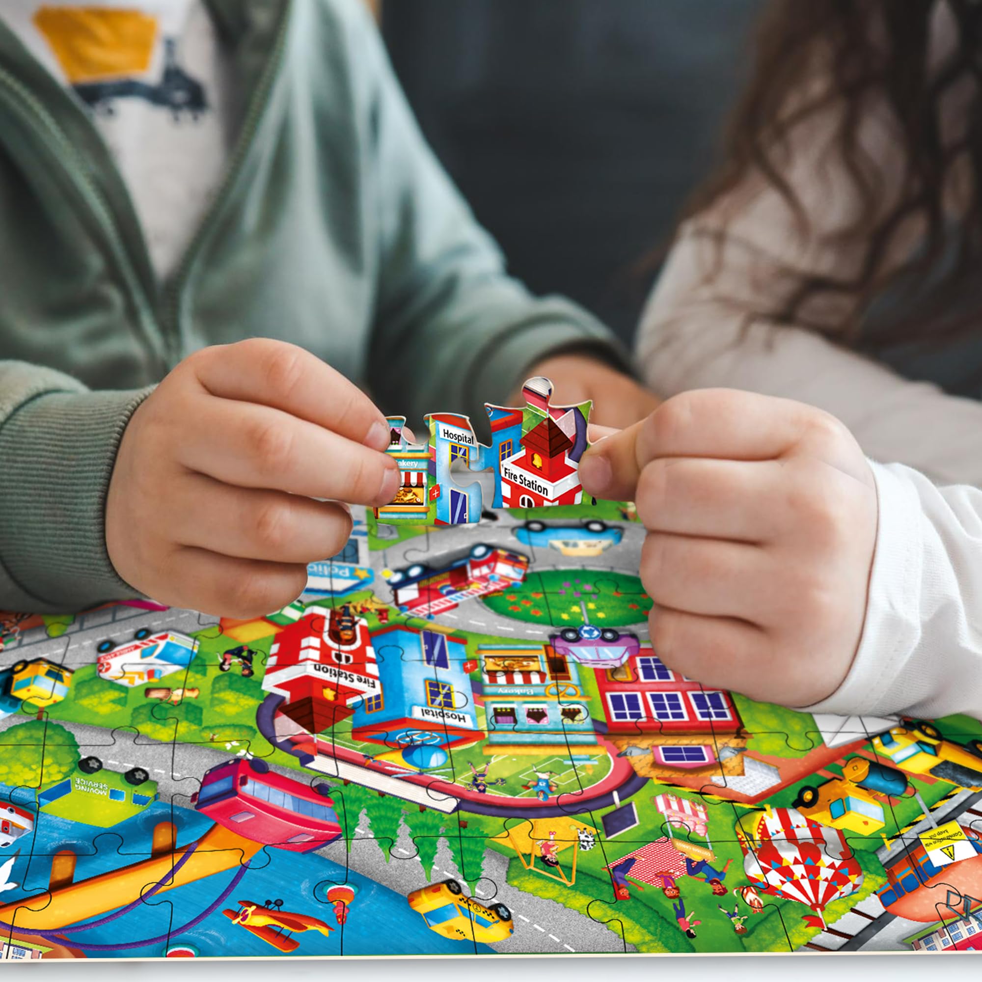 QUOKKA Puzzles for Kids Ages 4-6 – 4 x 48 Pieces Jigsaw Puzzles for Toddlers 2-4 – Children's Game Ages 3-5 for Learning Farm Animals – Educational Preschool Toy for Boys and Girls 4-8 Years Old