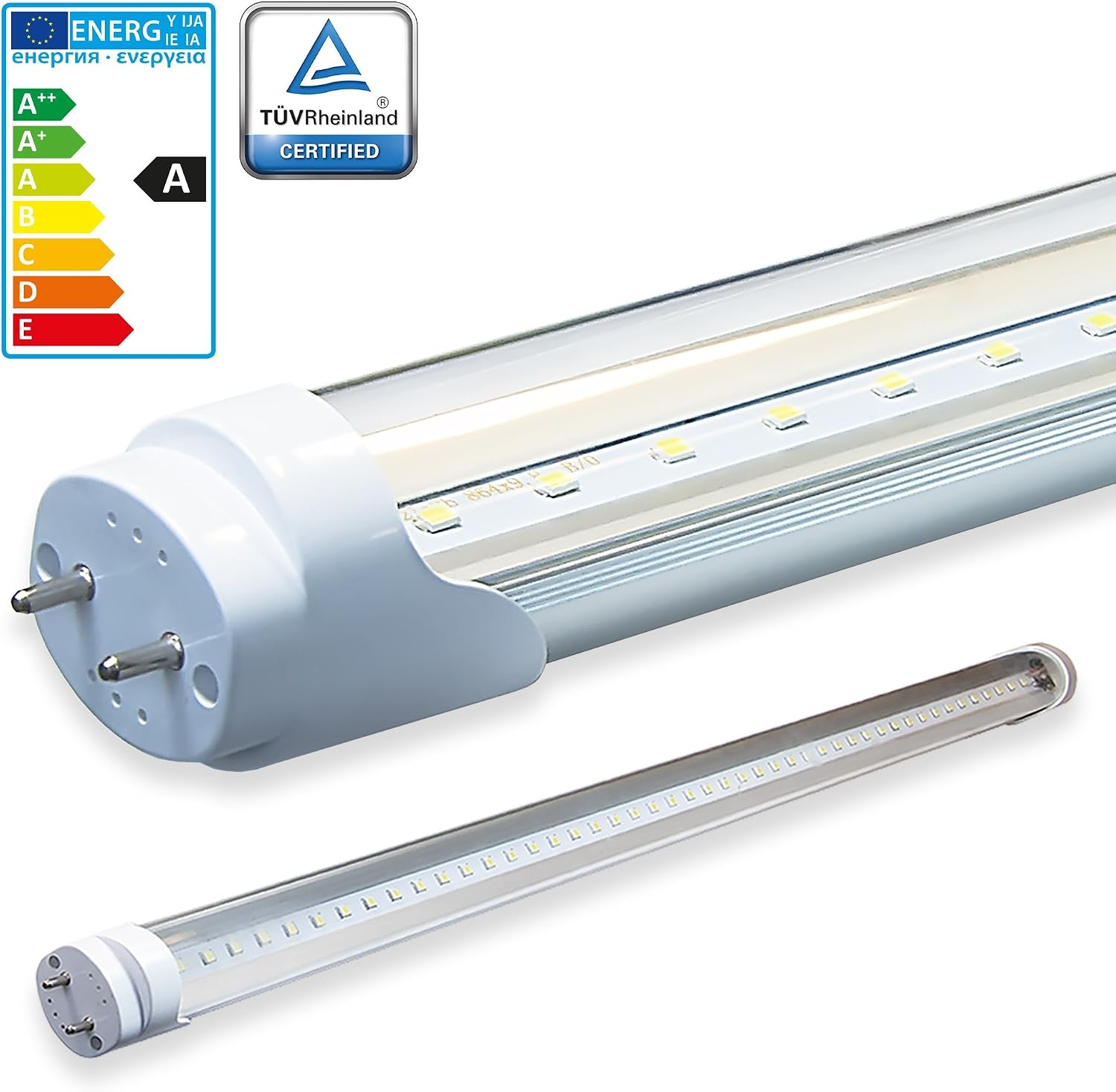 A&G LED Tube, G13, 8 W, Neutral White, 60 x 26 x 26 cm - Image 3