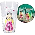 Paladone Squid Game Red Light Green Light Colour Changing Glass Drinkware - Official Licensed Merchandise for TV Series Fan and Gift for Collections, Collectors Tumbler Cup for Squid Game Fans