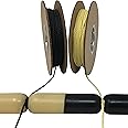 200lb 100% Dupont Black or Yellow Kevlar Speargun Band Constrictor Cord, Low Stretch, Great Knot Retention (model rocket paracord heat tolerant up to 900 f, survival/tactical, high strength to weight)