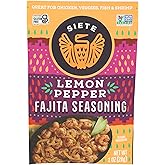 Lemon Pepper Fajita Seasoning Mix | Seasoning for Chicken, Pork, Shrimp, and Veggies| Gluten Free | Vegan | Non GMO | 1 Packe