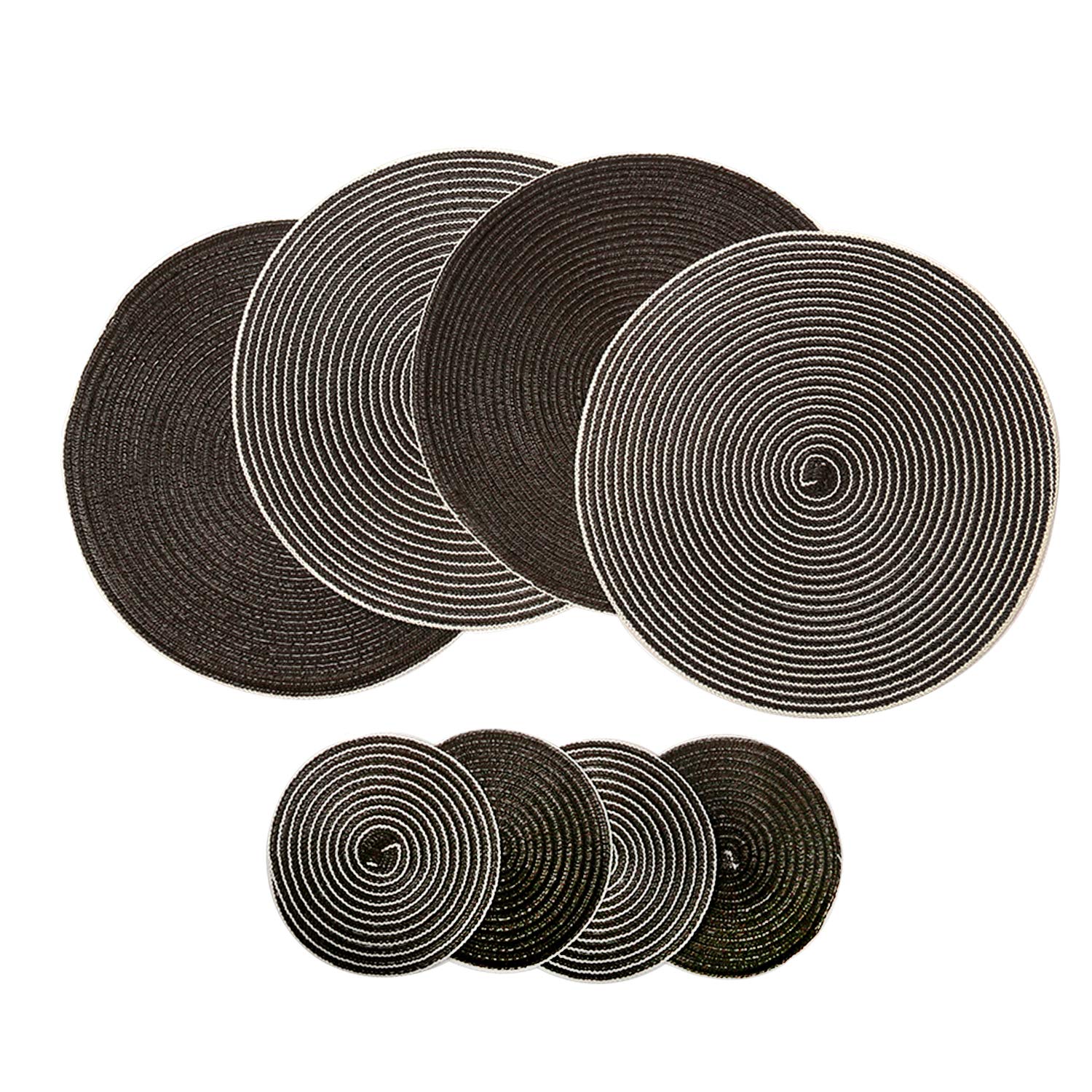 U'Artlines Indoor & Outdoor Round Cotton Placemat with