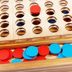 Glintoper Tic Tac Toe & 4 in a Row Table Games Set