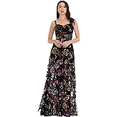 Dress The Population Womens Anabel Fit and Flare Maxi DressSpecial Occasion Dress