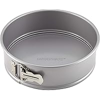 Farberware Nonstick Bakeware Springform Baking Pan / Nonstick Springform Cake Pan / Nonstick Cheesecake Pan, Round - 9 Inch, 