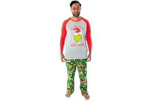 SEVEN TIMES SIX Dr. Seuss GRINCH Who Stole Christmas Matching Family Pajama Sets For Men, Women, Kids, Toddlers
