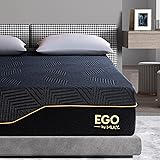 EGOHOME 14 Inch Queen Memory Foam Mattress for Back Pain, Cooling Gel Bed in a Box, Made in USA, CertiPUR-US Certified, Thera