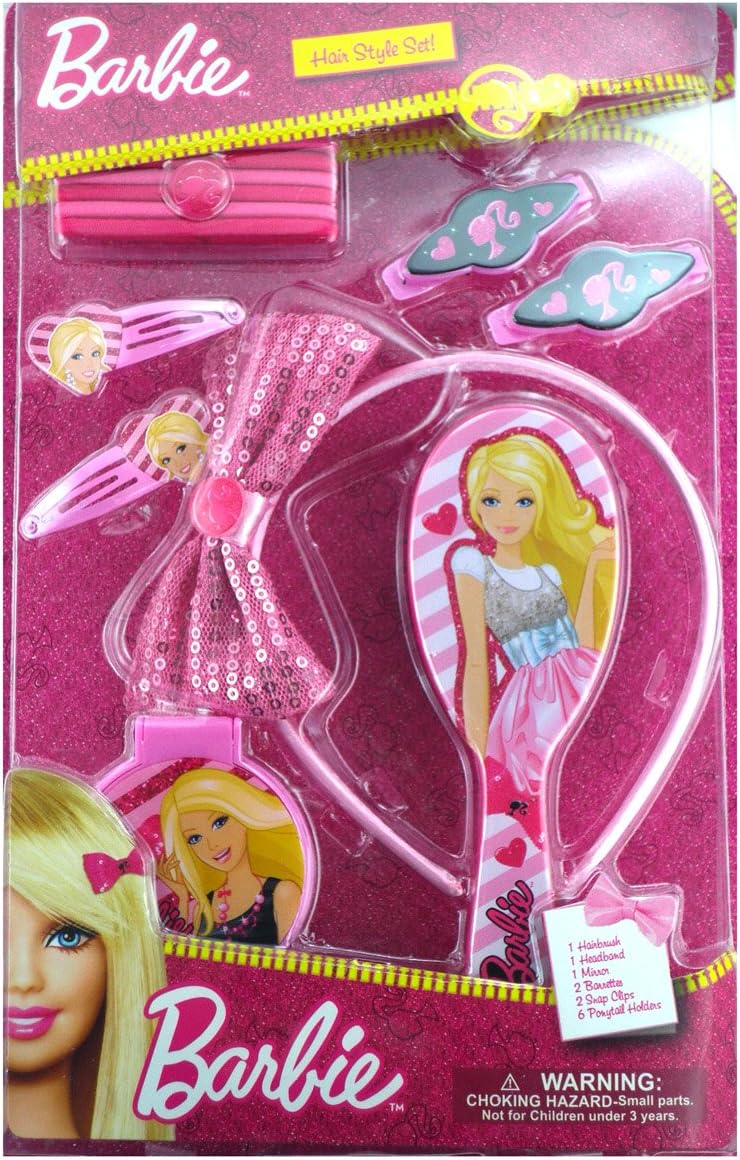 barbie hair accessories set