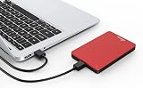 Sonnics 1TB Red External Portable Hard Drive USB 3.0 Fast Transfer view 6