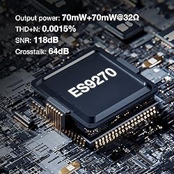 Hidizs SD2 DAC Dongle AMP, Type C Adapter to 3.5mm