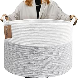 MXMHOME XXXLarge Woven Rope Basket With