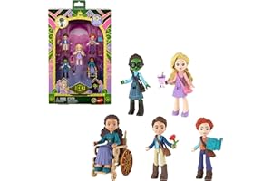 Mattel Universal Pictures’ Wicked Students of Shiz Multipack, 5 Small Dolls with Signature Looks and 9 Storytelling Accessories, Inspired by The Movie
