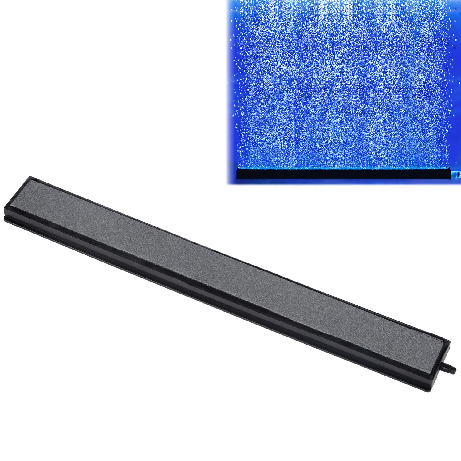 Uniclife Aquarium 30cm Air Stone Bar Bubble Diffuser Release Tool with Suction Cup Clip Accessory for Air Pumps DWC Systems Fish Tanks and Small Garden Ponds