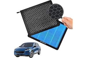 ZEZUT Cabin Air Filter CF12772 Fits Ford Bronco Sport (21-25), Escape (20-25), Explorer (20-26), Maverick & Lincoln Aviator (20-25), Corsair, Honeycomb Structure & Activated Carbon Beads – Durable & Sturdy