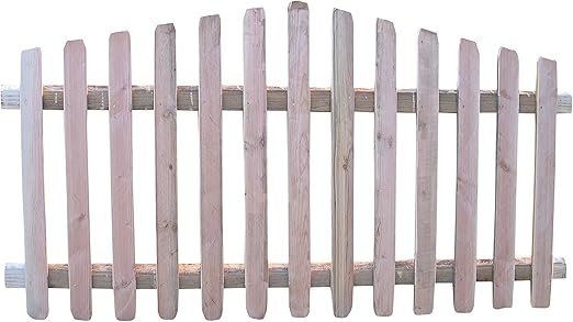 Holzzaun Kaufen In Premiumqualitat Gartenzaun Holz Sichtschutz Garten Bretterzaun Elemente Hypnos Handgefertigt Vom Fachmann Amazon De Baumarkt