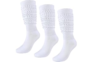 COZIWILL SOCKS Slouch Socks Girls Cushioned Chunky Stacked Boot Socks Soft Knit Warm Long Athletic Knee High Sock Scrunch