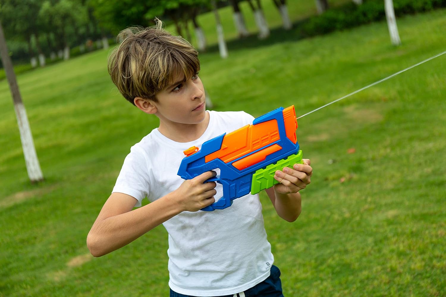 JOYIN 3 in 1 Aqua Phaser High Capacity Water Gun Super Water Soaker Blaster Squirt Toy Swimming Pool Beach Sand Water Fighting Toy: Toys & Games