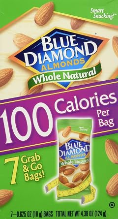 Blue Diamond almonds whole Natural - 7 ct (041570053799)
